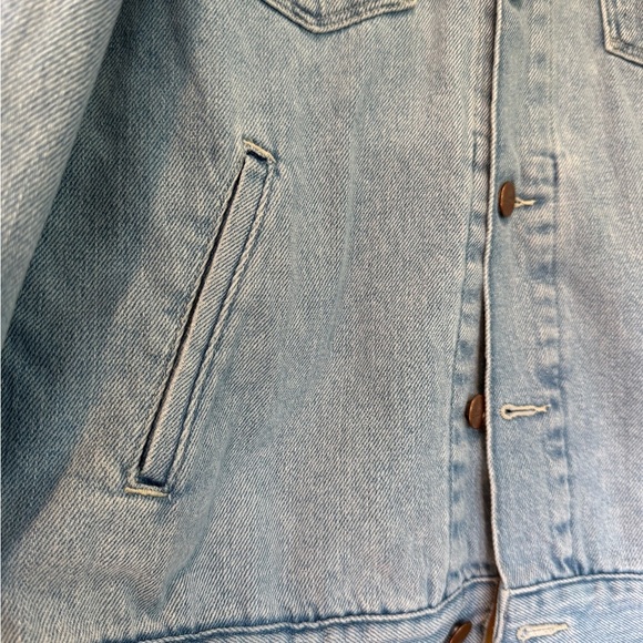 NWOT Wrangler Jean Jacket Vintage Inspired Retro Geometric Back Southwestern MD - Picture 8 of 15